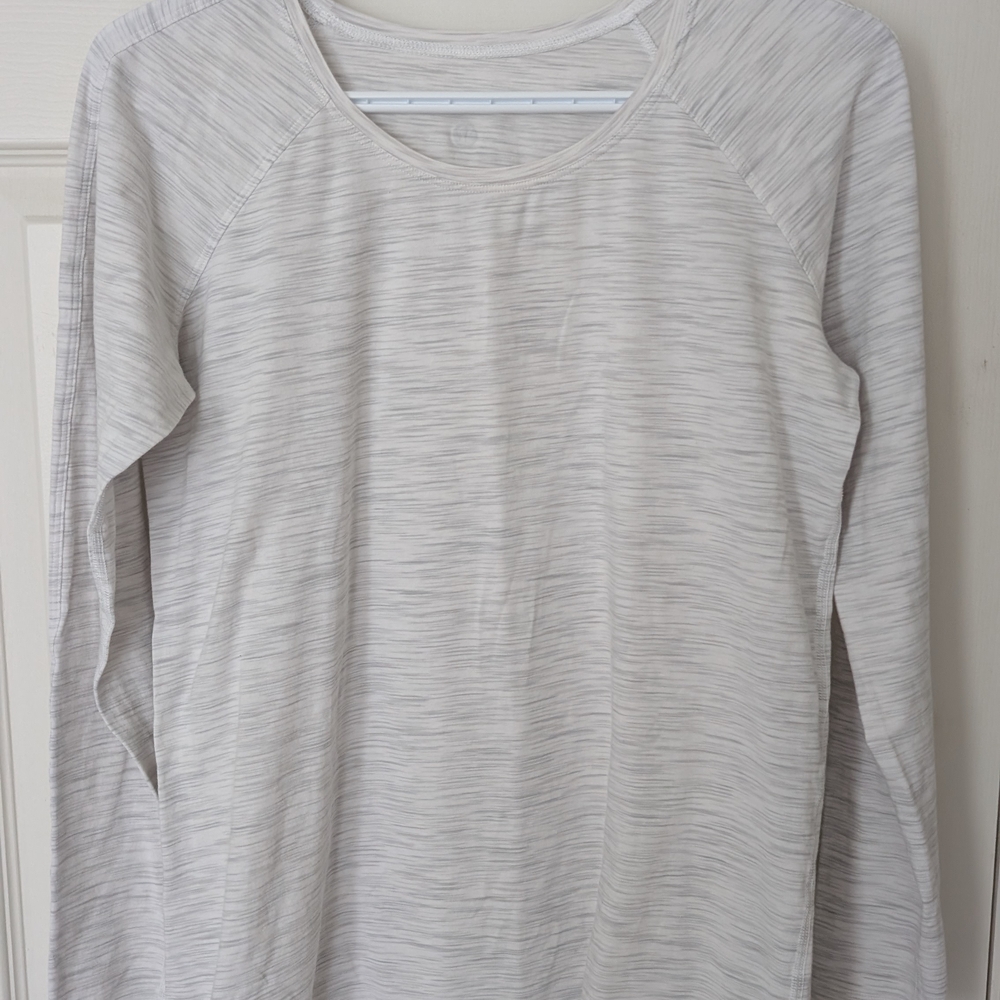 Women's Cream Long Sleeve Top